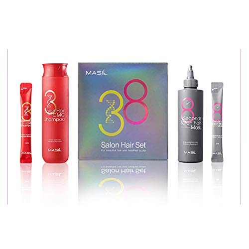 Salon Hair Set CMC Shampoo + 8 Seconds Salon Hair Mask, For Beautiful Hair & Healthier Scalp, Soft & Light Care For Damaged Hair, 300ml + 200ml Salon Hair Set CMC Shampoo + 8 Seconds Salon Hair Mask, For Beautiful Hair & Healthier Scalp, Soft & Light Care For Damaged Hair, 300ml + 200ml