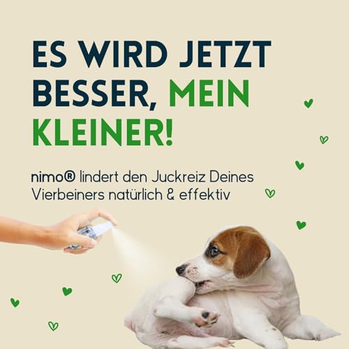 Milbenspray für Hunde und Katzen – Hautpflegespray mit Aloe Vera und Panthenol