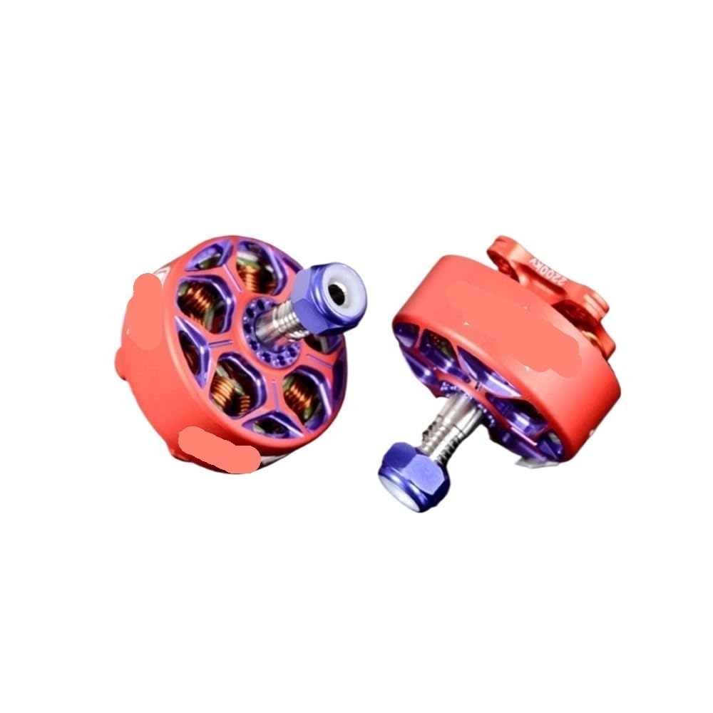 Más Par De Motor Sin Escobillas for Dron De Carreras Con Visión En Primera Persona RC Quadcopter(Plus 2200KV red 4pcs)