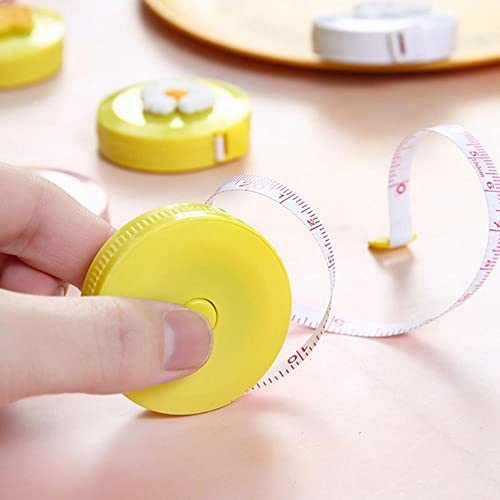 Retractable Cartoon Tape Measure Cute Mini Soft Tape Measure Cloth Measure Ruler For Body, Cloth, Sewing, Cutting(Bunny) #TOP6
