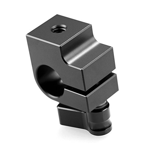SMALLRIG 15mm Single Rod Clamp with Double 1/4" -20 Female Thread for DSLR