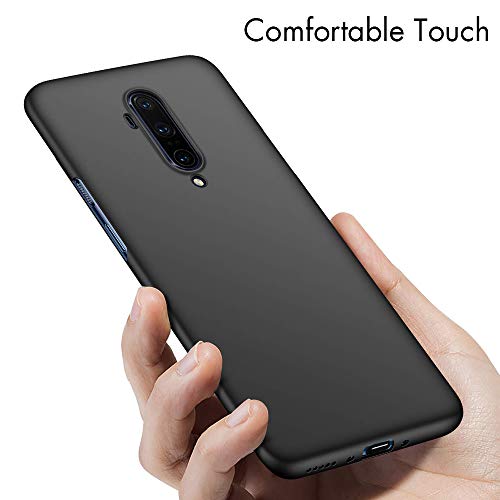 BLUGUL Funda para OnePlus 7T Pro, Ultra Delgado, Revestimiento de Acabado Mate Premium, Ultra Ligero, Dura Cover Case para OnePlus 7T Pro Negro