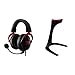 HyperX KHX-HSCP-RD Cloud II - Gaming Kopfhörer (für PC/PS4/Mac) rot & Speedlink EXCEDO Gaming Headset Stand - Ständer für Kopfhörer und Headsets - rutschfeste Unterseite und Silikonauflage, schwarz