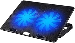ULTRABYTES Cooling Pad Ergonomic Laptop Cooler with 2 Quite LED Fans and Multi-Angle Stand, USB Ports, Adjustable Height, Price In India