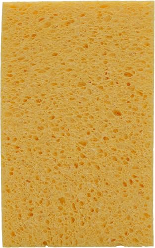 NIGRIN 71705 - Esponja de Coche de Viscosa Rectangular, sin Borde, Amarillo