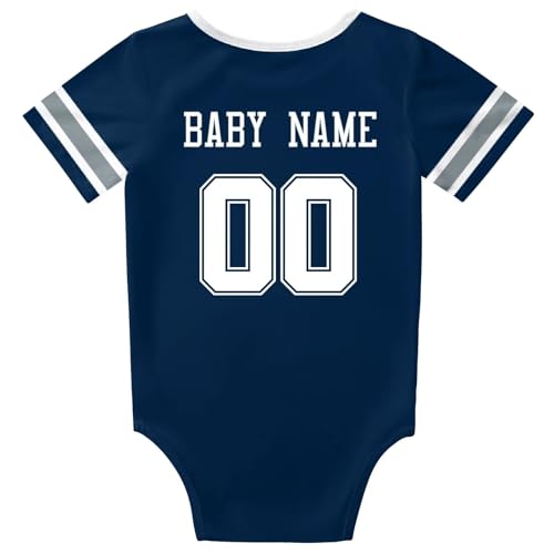 KREDE Baby Clothes Unisex Bodysuit Personalized Custom Baby Name Number for Baby Boy Girl3