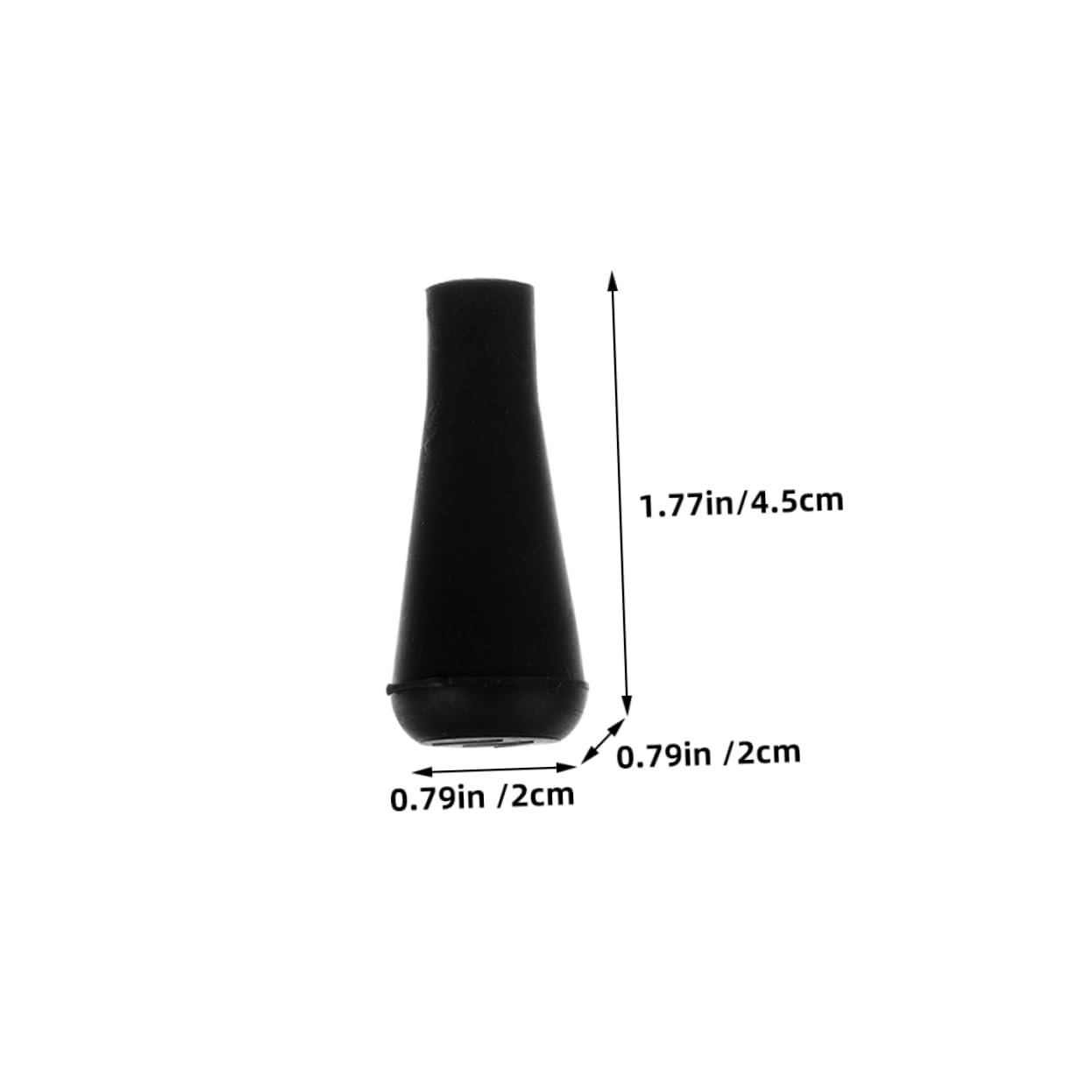 Abaodam 6Pcs Supple Rubber Arrowheads for Archery Practice Lightweight Wear Resistant Tips for Safe Target Shooting Compatible with Bows and Arrows
