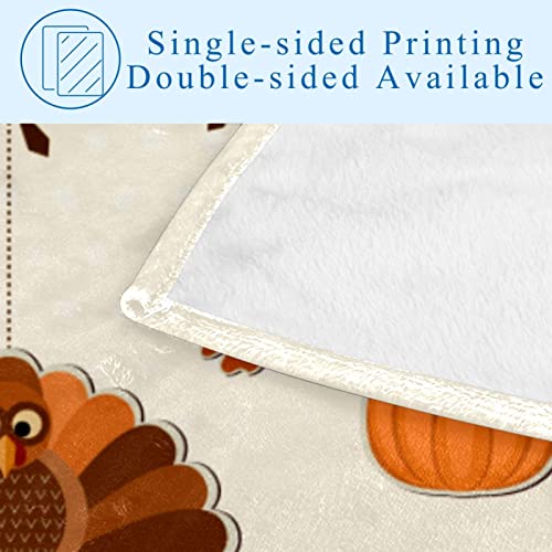 Couverture douce Thanksgiving chaude et confortable sur le lit - 5