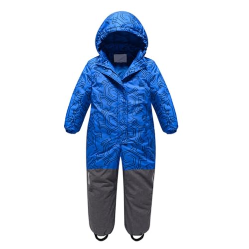 Kids Windproof Snowsuit Waterproof Snow Suit Girls Boys Snow Jumpsuits for Skiing Snowboarding Winter Outdoor Ski Suits