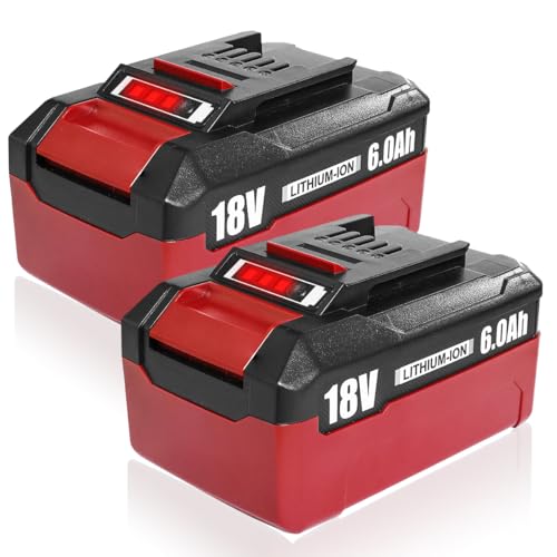 2-Pack 18V 6Ah Battery Pack Compatible with Einhell Tools X-Change 4511396 4511437 Cordless Power Tools