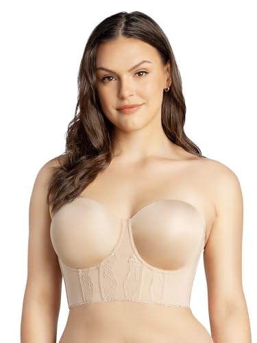 Image of PARFAIT Elissa P50116 Women's Full Bust and Full Figure Strapless Longline Bra