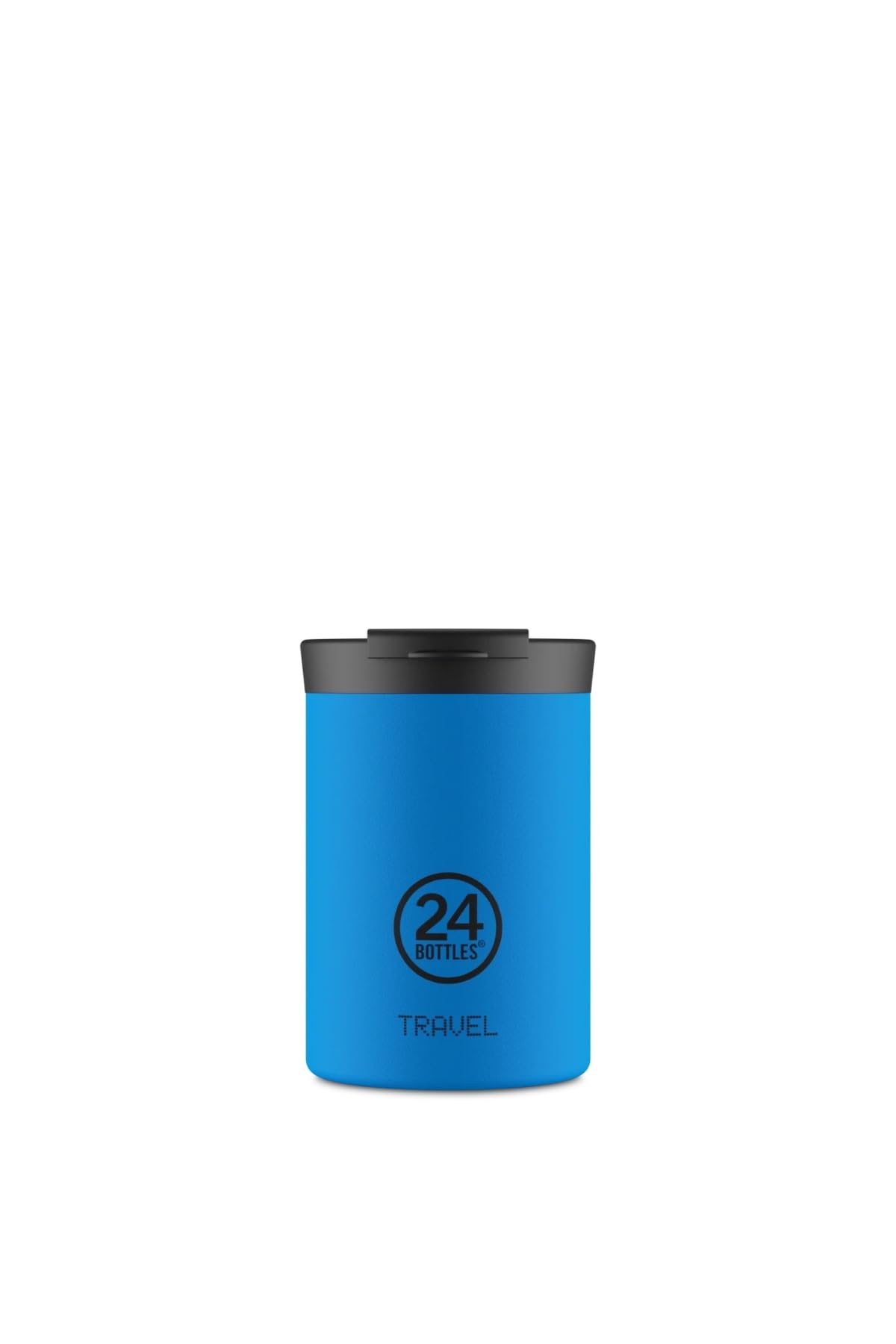 24BOTTLES Travel Tumbler - Tazza Termica da Viaggio, Caffe, Te, Bevande Acciaio Inox, 350 ml, Termos Caffè 100% Ermetico, 6hHot/24hCold, Borraccia Termica Mug, Design Italiano, Pacific Beach