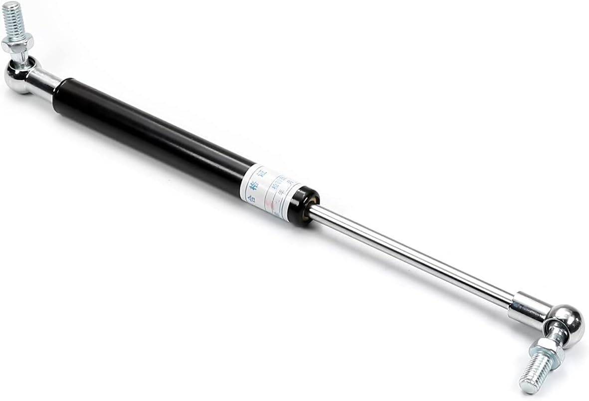 1PCS Ball Joint Gas Spring Rod 255mm Length Adjustable Gas Shock Strut Spring for Renovating DIY Window Floor Hatch Trap Door Toolbox Lid Heavy Duty Black