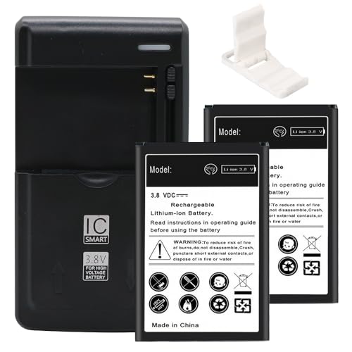 Large Power 2X Boosting 1350mAh Extended Slim Battery Multi Function Wall USB/AC Charger Sync Cable Stylus Compatible with Verizon LG Exalt VN360