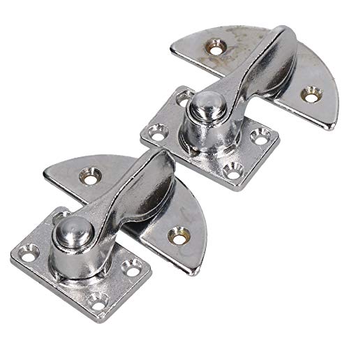 Verrou pivotant plaque remorque fixation graveleux basculer grand clip acier