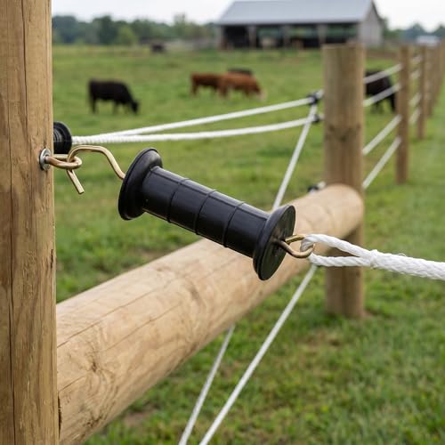 Poignée clôture électrique pour parc à chevaux et vaches installation facile - 6