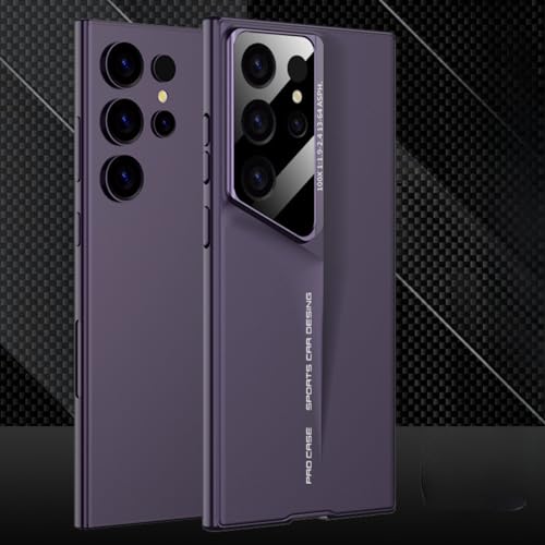 Coque Samsung S26 Ultra anti-choc violette rigide mate protection arrière durable