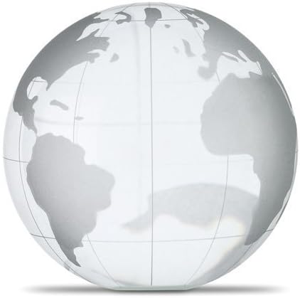 eBuy GB Glass Globe Paperweight, Medium