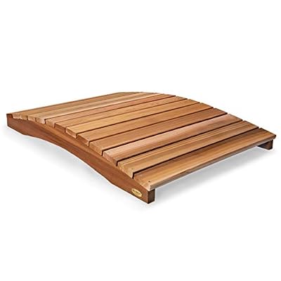 All Things Cedar FB48 Garden Bridge | 4-Ft Durable Outdoor Wooden Bridge for Garden, Backyards & Streams | Easy Assembly & Sustainably Sourced Cedar Wood | 46.5x35x7