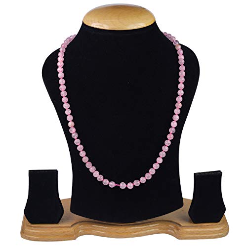 Image of Reiki Crystal Products Natural Reiki Feng-Shui Mala Necklace 6 mm Crystal Stone 108 Bead Jaap Mala for Men and Women