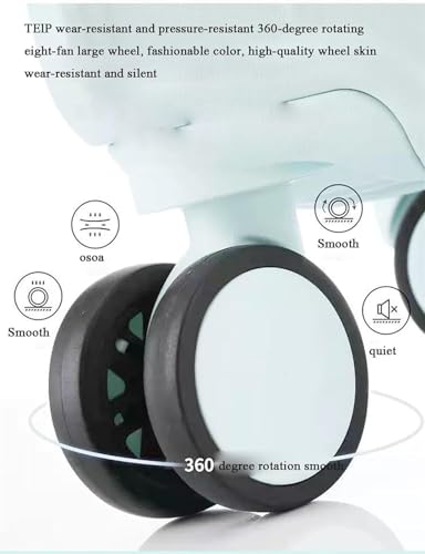 Luggage 2 Piece Luggage Sets, Carry On Luggage With 14" Cosmetic Cases Hardshell Suitcase Sets Trolley Suitcase (Color : B, Size : 22in)3