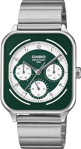 [�J�V�I] CASIO �X�^���_�[�h ���E���h���N�^���O�� 24���ԕ\�� �}���`�t�@���N�V���� �A�i���O �����Y �r���v MTP-M307D-3BV �O���[�� �C�O���f�� [���s�A���i]