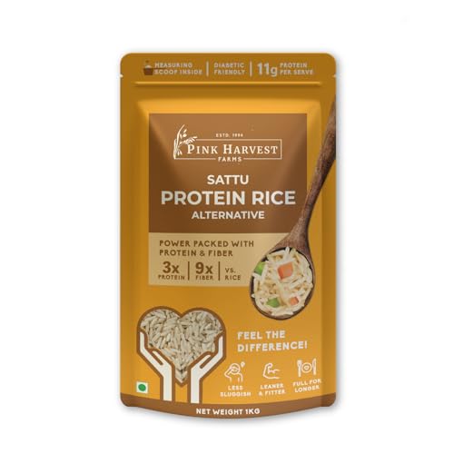 Image of Pink Harvest Farms Sattu High Protein Rice| Vegan |Low GI | Diabetic Friendly - 1 Kg