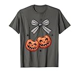 Photo Gallery carino jack o lanterna zucche ciliegia pizzo bow halloween maglietta Photo Gallery carino jack o lanterna zucche ciliegia pizzo bow halloween maglietta