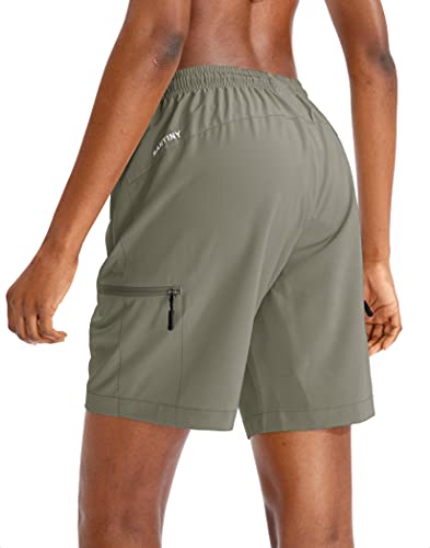 SANTINY Women's 5''/ 7''/9'' Hiking Cargo Shorts Quick Dry Lightweight Summer Shorts for Women Athletic Golf Zipper Pockets - Image 4
