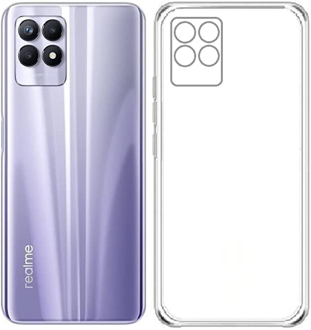 COVER TRASPARENTE PER REALME 8i CUSTODIA MORBIDA IN SILICONE TPU