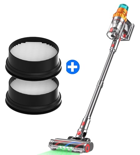 Image of REBANIC Cordless Vacuum Cleaner and HEPA Filter*2 Replacement