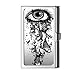 Produktbild Design Splitter Visitenkartenhalter, Metall Edelstahl Name Wallet Credit Case für Männer & Frauen-Evil Eye