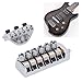 Alloy Steel Headless Guitar Bridge Replacement Parts, String Tremolo System Kit with Screws and Wrench Easy Installation for Guitar Accessory