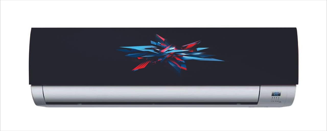 DreamKraft Beautiful Abstract Star AC Sticker (Multicolor PVC Vinyl 30cm x 91cm)-image-16