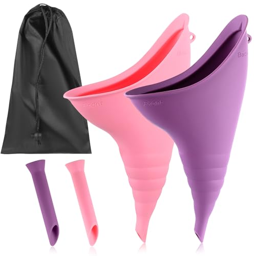 3x Tragbare Urinella Für Frauen – Wiederverwendbar, PP, 20 Cm, Für Camping, Wandern, Outdoor