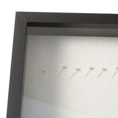 Image of Amazon Basics 11 inch x 14 inch Shadow Box Wood Rectangular Frame, Black