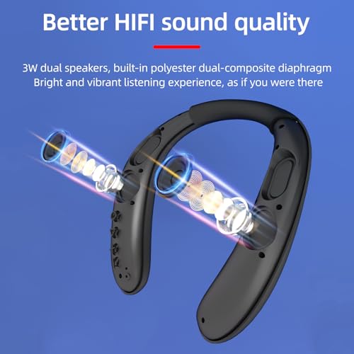 Image of Smalody Wireless Neckband TV Speaker Portable Bluetooth Sound Receiver Set