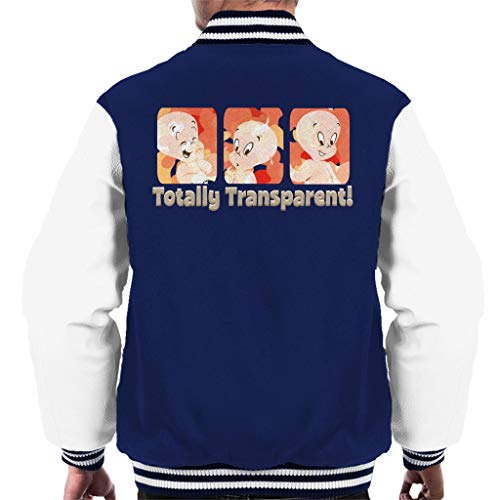 Veste transparente homme type varsity style Casper le fantôme