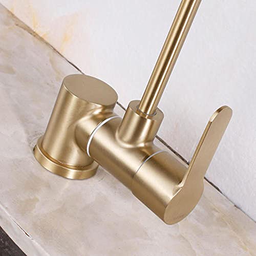 Robinet d'eau potable luxe en or brossé et acier inoxydable - 4