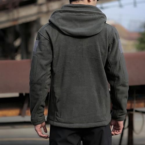 Chaqueta con capucha de forro polar para hombre Maiyifu-GJ miniatura 4