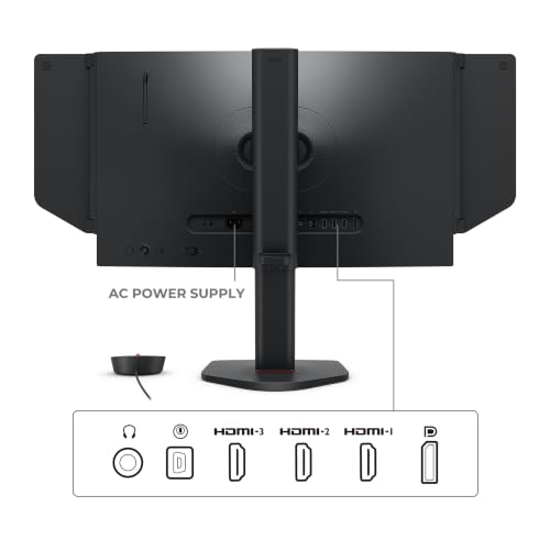 Image of BenQ Zowie XQ2566X 24.1 Fast TN 360Hz Gaming Monitor, DyAc 3, 1440p | ZOWIE Sync app, G-Sensor, Magnetic Shielding Hood,S Switch, Color Filter