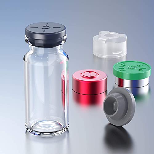 Med Lab Supply Butyl Rubber Stoppers For Vials, 20Mm, Gray - 100 Pieces #TOP3