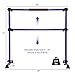 LDAILY Ballet Barre Portable for Home or Studio, Height Adjustable Ballet Bar for Stretch, Pilates, Dance or Active Workouts, Double Dance Bar for Kids and Adults (Purple)