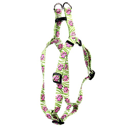 Image of Yellow Dog Design Standard Step-in Harness, Jungle Paws, Extra Small 4.5 inch - 9 inch