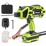 Handheld Welding Machine, Faiuot 110V Portable ARC Welder Hand Held, [Security Protection] IGBT Inverter/VRD Tech/Protective Handle/LCD Digital Display, Welding Gun Fits for 3/32''-1/8'' Welding Rods