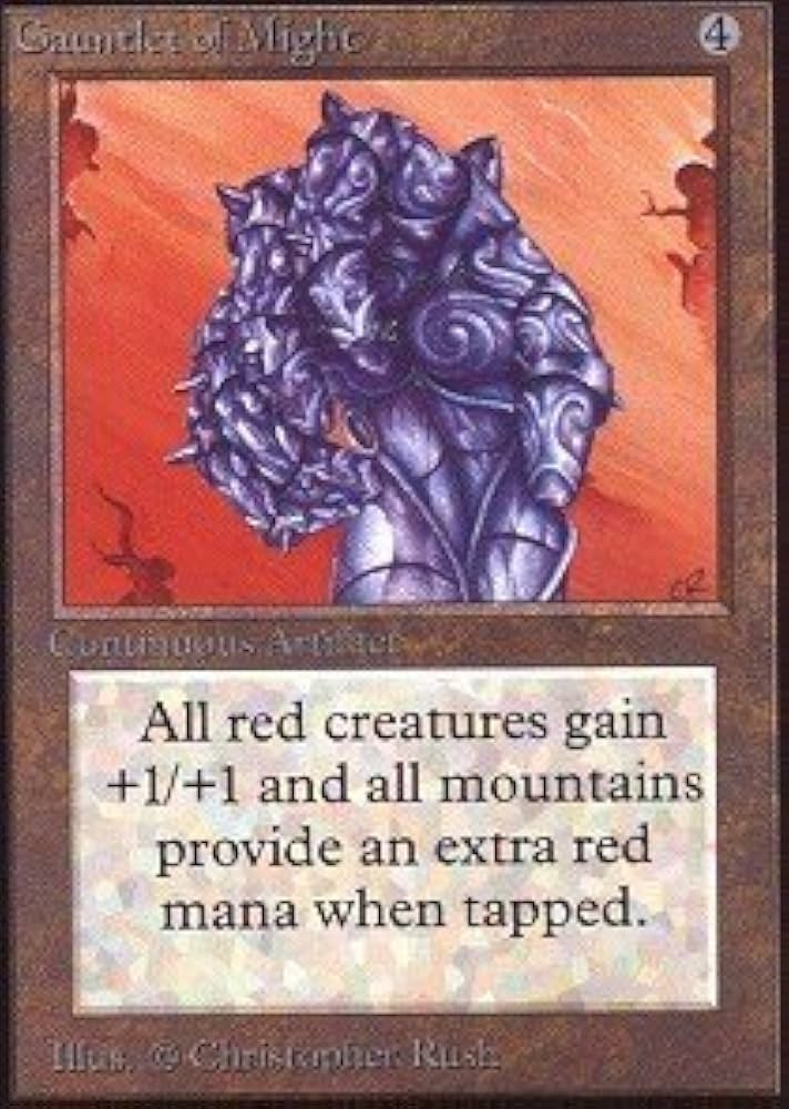 マジック：ザ・ギャザリング Gauntlet of Might Gauntlet of Might, Unlimited Edition (2ED) Price History