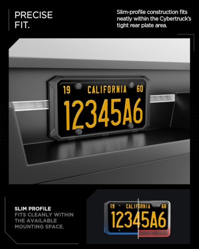 Image of Spigen Rugged Car License Plate Frame Holder [1 Pack] - Black