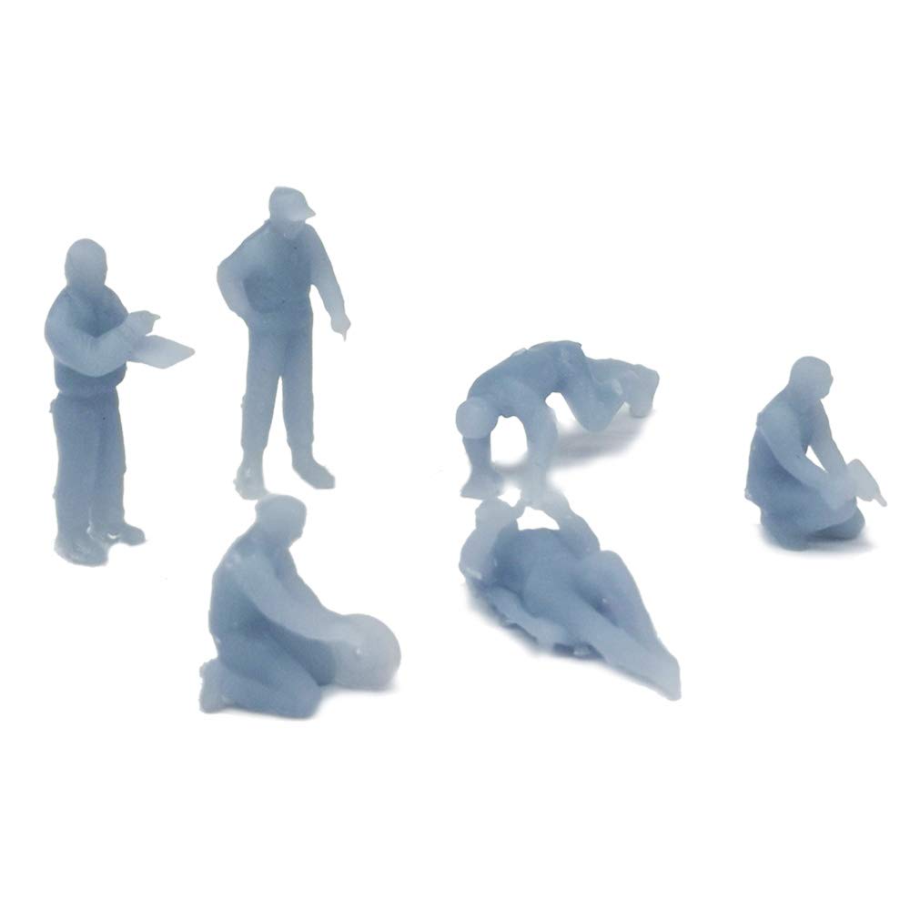 Outland Models Railway Scenery Car Maintenance Crew Figure Set 1:160 N Gauge