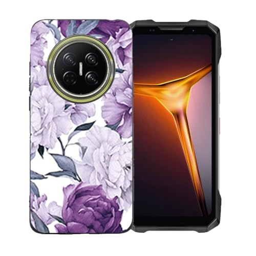 LCEHTOGYE �K�p Doogee V Max 2�p�P�[�X�A�K�p Doogee V Max 2 (6,78")�ƌ݊����̂��钴���^�u���b�N�\�t�gTPU�V���R���Q���P�[�X�ی�J�o�[ - LLM28