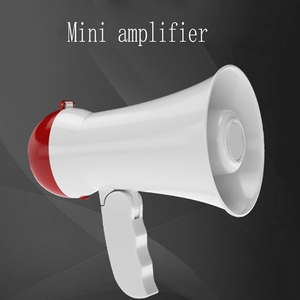 Porta Voce Megafono Megafoni manuali Sirena incorporata Portatile da 5 W Altoparlante per megafono con Registrazione Batteria per attività all'aperto Amplificatore Vocale